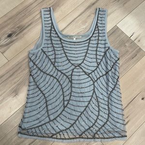 Beaded Tank Top, Size S